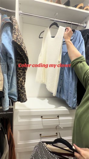 Organizing My Closet: A Color Coding Journey