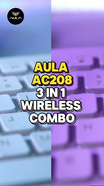 The candy-colored keyboard brings candy-like flavor to your boring and tedious working hours💜💙 #aula #keyboard #colorfulkeyboard #officeuse #dailyuse #candycolor #silentkeyboard