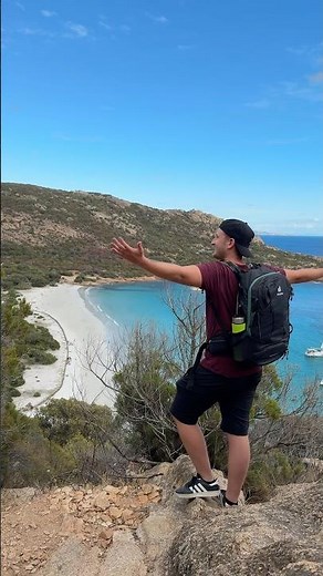 Wandern auf Korsika zu traumhaften Stränden❤️ #reisen #korsika #strände #aussicht #sunset