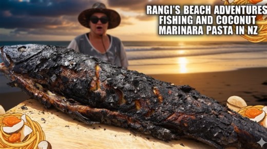 Rangi’s Beach Adventures: Fishing and Coconut Marinara Pasta in NZ