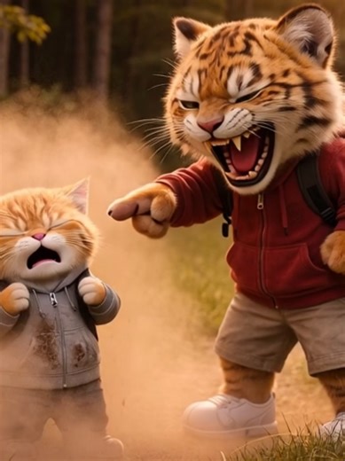 The Tiger Picked the Wrong Target in This Funny Moment