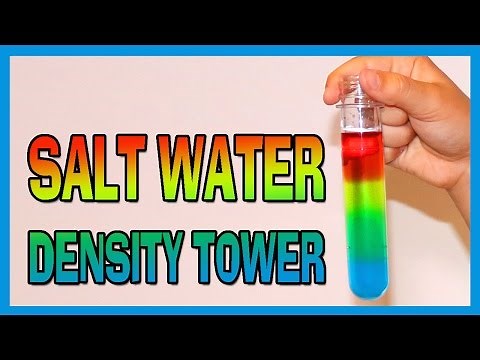 Salt Water Density Tower - EASY KIDS SCIENCE