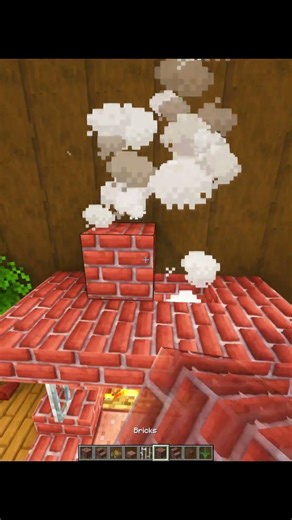 Minecraft Easy Fireplace 🔥 #minecraft