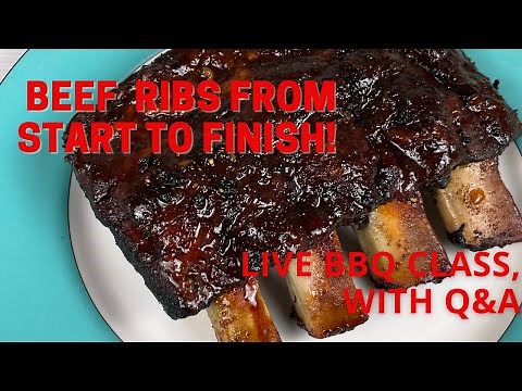 Beef Ribs! Full tutorial, smoked on the Yoder YS640
