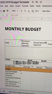 Free budget template for Google Sheets & Excel