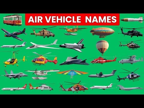 30 Air Vehicles for Kids with Pictures & Pronunciation | EASY English Learning