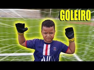 FELIPE TOYS IS TRAINING TO BECOME A SOCCER GOALKEEPER