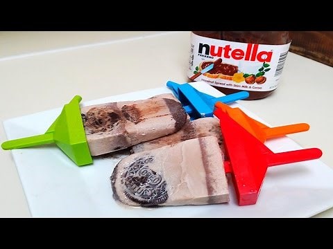 Oreo Nutella Popsicles- How to make Oreo Popsicles- Cesy Can Cook