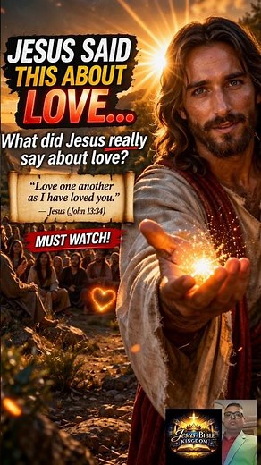 Jesus Said THIS About Love… (Must Watch) #jesus #motivation #bible #bibleverse #hope #faith