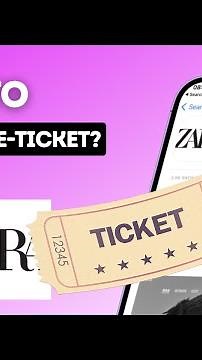 How to find the e-ticket of a purchase product on ZARA?