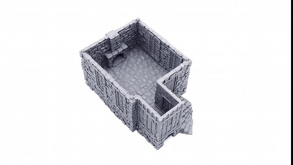 Barlyway Cottage - DND Terrain Compatible with Dungeons and Dragons, 28mm Miniature Wargaming, Tabletop RPGs, Wargame Scenery