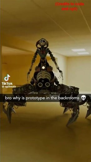 Prototype in the backrooms is crazy 💀 #poppyplaytime