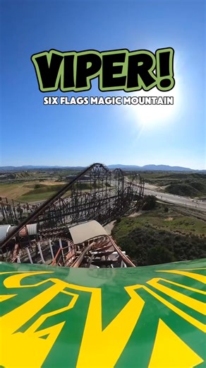 57K views · 840 reactions | Let’s ride Viper at Six Flags Magic Mountain! | Theme Park Review | Facebook