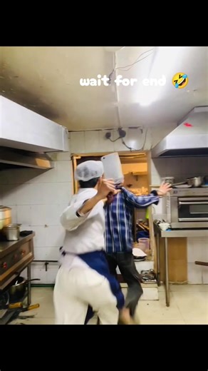 Chef's Funny Kitchen Mishap