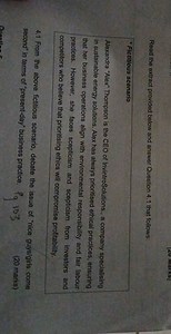 Read the extract provided below and answer Question 4.1 that fo... | Filo