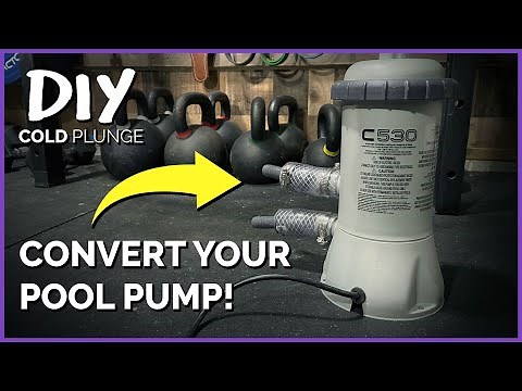 Pool Pump Adjustments for a DIY Cold Plunge | How to convert an Intex Pump to Barbed PVC Fittings