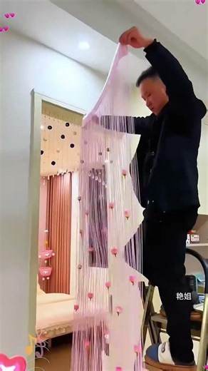 Factory Straight HairagoThis rose-tassel lace curtain is #shorts