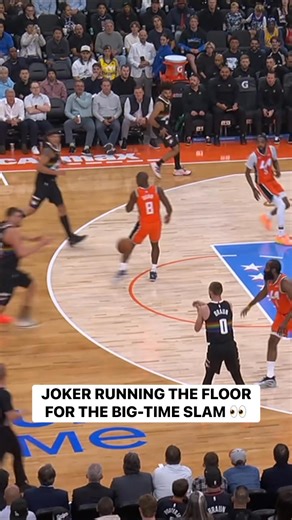 Nikola Jokić runs the floor and finishes with a HUGE TWO-HAND SLAM! 💪💥 DEN-LAC • LIVE on NBA League Pass Tap to Watch ➡️ https://www.nba.com/how-to-watch-game-redirect/0022500224?partnerRef=NBA&platform=Facebook&surface=Post | NBA