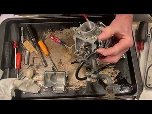 Honda GL1500 Goldwing Carburetor rebuild video, PART 4