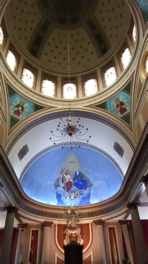 Church Nave & Dome with The Holy Trinity