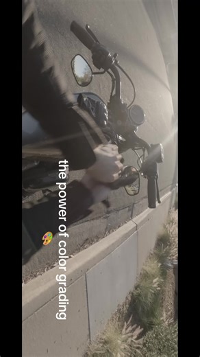 The power of color grading 😍 #gopro #motorcycles #pov #motorcyclelife #vibes