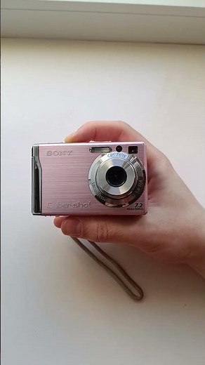 🎀 MySpace pink cam — Sony Cyber-shot DSC-W80 compact digital camera #Y2K #2000s #Digicam
