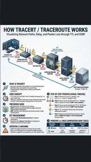 How Traceroute / Tracert Works | Complete Networking Explanation