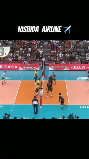 That' resion 'people say NISHIDA Airline' #volleyball #nishida #japan #volleyballworld