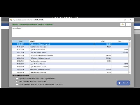ComptaSCI - Utilisation du bouton Compta Automatique