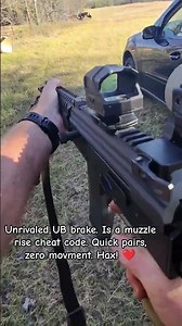 Unrivaled UB brake is cheating. M23 with zero recoil/muzzle rise. #fypシ #viral #racegun #akm