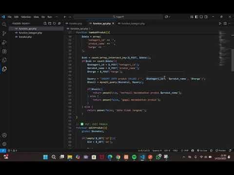 'Tutorial membuat API PHP Native' tugas 7