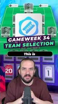MY FPL TEAM SELECTION FOR BLANK GAMEWEEK 34 #fantasypremierleague #fpltips #fyp