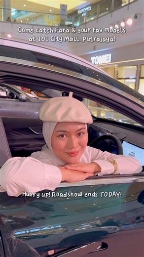 Fara Chan her fave Chery models = the sweetest combo 🍦✨ She’s serving looks, vibes, and a whole lotta car goals today at The Chery Roadshow 🚗💕 But heads up, you only have a few hours left to catch her AND your favourite models LIVE at IOI City Mall before the day melts away… 👀 Don’t miss out on the fun, freebies & test drives waiting for you! 🎉 #Chery #CheryMalaysia | Chery Malaysia