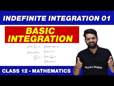 Indefinite Integration 01 : Basic Integration | Class 12 NCERT