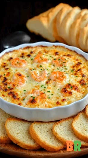 Parmesan Shrimp Dip This creamy, cheesy dip is perfect for sharing at the table, whether it’s a casual family night or a get-together with friends. It’s filling, comforting, and easy enough to pull together without stress. Ingredients : 1/2 pound medium raw shrimp, chopped 1 cup heavy whipping cream 2 tablespoons sour cream 2 tablespoons butter, softened 2 tablespoons all purpose flour 3 garlic cloves, minced 1/2 cup grated Parmesan cheese Salt, to taste 2 tablespoons Parmesan cheese for topping