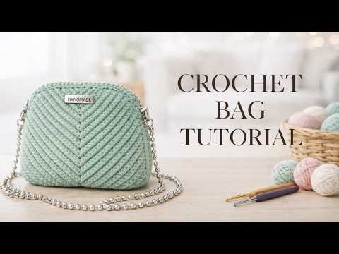 Elegant Crochet Bag Tutorial | Easy Handmade Crochet Bag Tutorial for Beginners