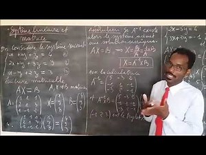 MATHS: LINEAR SYSTEM AND MATRICES