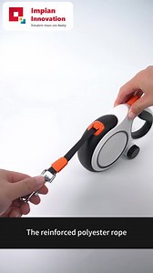 🐕‍🦺 Walk longer, stress less. Meet our new retractable leash. ✨ Single-brake, single-lock thumb control 💪 50 kg break-strength braid that even chewers respect 🔄 20 000-cycle spring-tested; no sag, no snap-back 🧻 Hidden poop-bag dispenser—no more pocket hunting 🖤 Sleek black-white or black-gray, 179g – 512g, ergonomic grip Low MOQ | Global DDP | OEM Logo DM us now for tiered DDP pricing. | Impian Innovation, Your Global B2B Partner for Pet Supplies