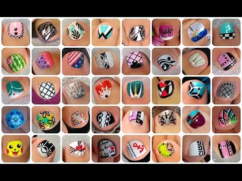♥ 45 Toe Nail Art Design Tutorials | Nail Art Compilation ♥ Дизайны Педикюра