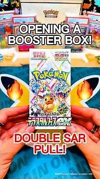 Pokémon TERASTAL FESTIVAL EX Booster Box OPENING ✨2X SARs! #pokemon #pokemoncards #pokemontcg #asmr