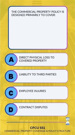 Commercial Property Policy Purpose