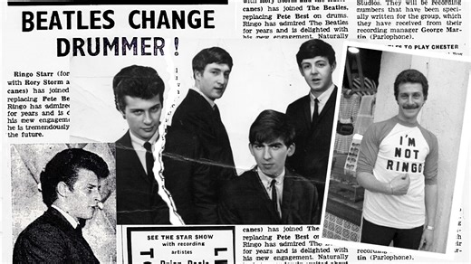 Pete Best, el ex beatle arrancado de la foto