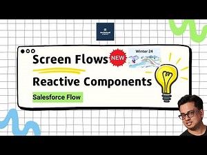 Salesforce Winter 24 Release | Build Screen Flows with Reactive Components