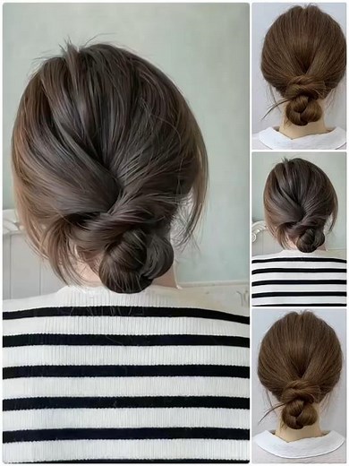 Elegant Bun Tutorial 👑 Easy & Classy Hairstyle in Minutes