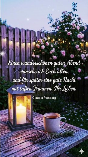 Einen wunderschönen guten Abend wünsche ich Euch allen,und für später e #GutenAbend​#Abendgrüße​