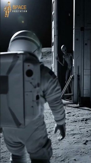 Alien Freaks Out When an Astronaut Gets Too Close 😱👽 #AlienEncounter #MoonMission #WILD