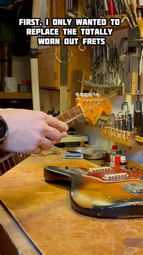 Fender Jaguar Vintage Guitar Repair/ Restoration disaster 😱🙈🤦‍♂️ #craft #guitar #vintage #repair