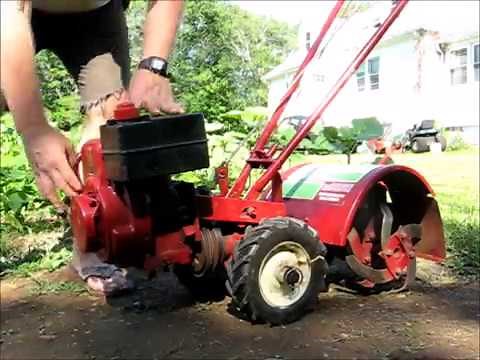 Garden Cultivating with the Troy Bilt Horse Jr Tiller (2017)