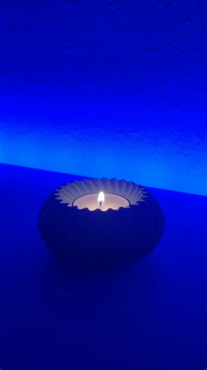 tealight holder🕯️✨#fyp #3dprinting #diy #creative #satisfying Makerworld model number: 1188776