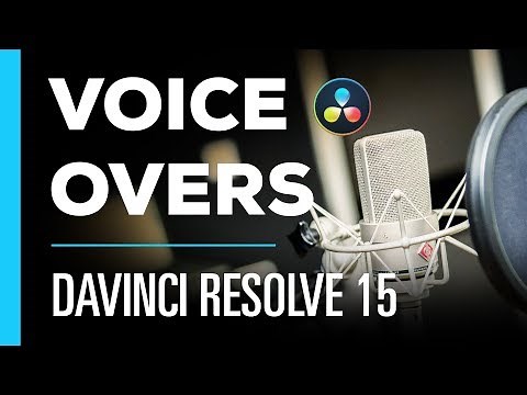Recording Voice-Over Audio | Davinci Resolve Tutorial